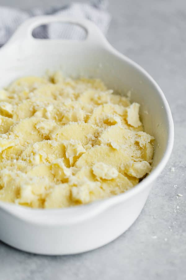 Gnocchi Alla Romana in Casserole Dish 