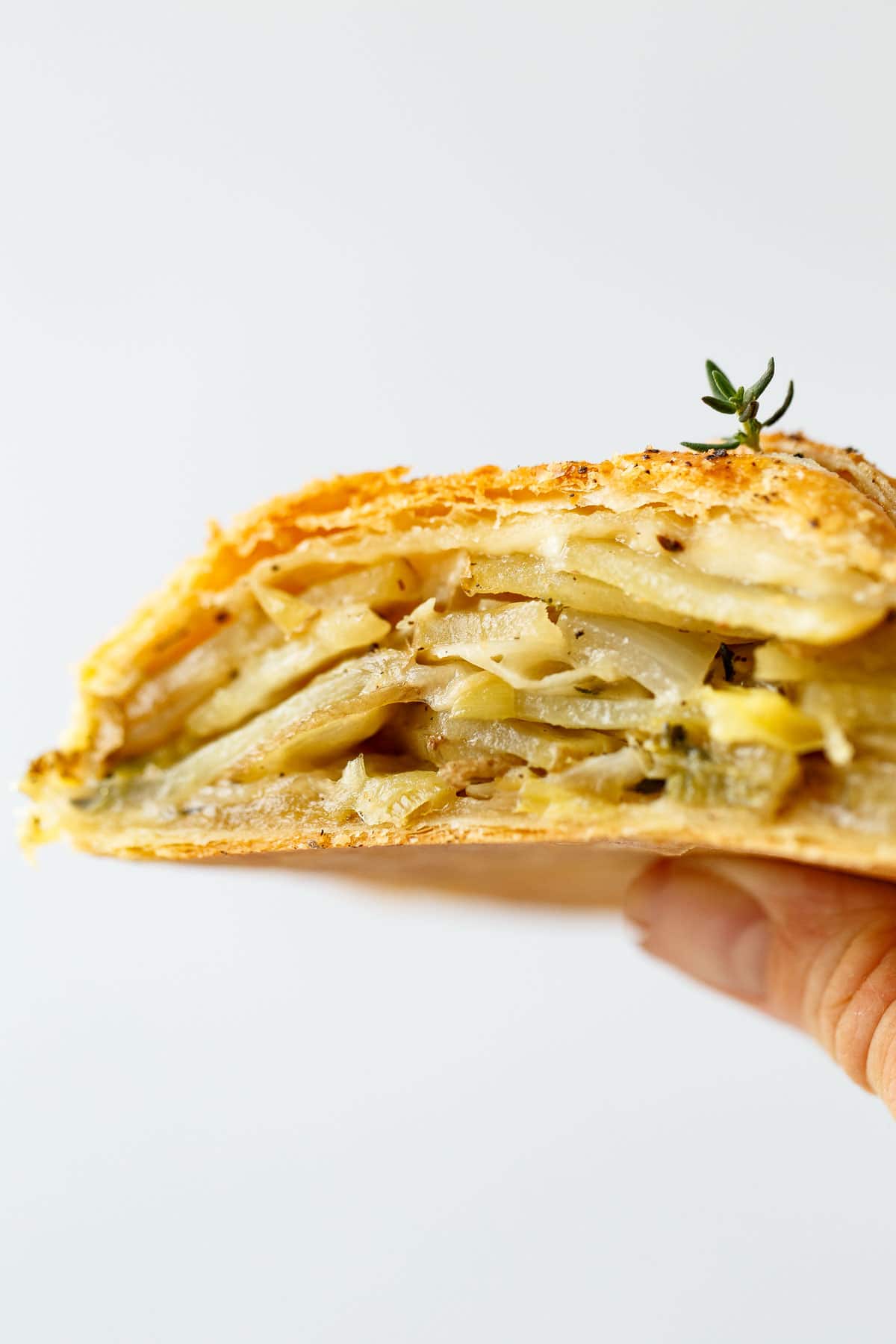 Potato Leek Cornish Pasty (Easy Cornish Pasties) - A Beautiful Plate