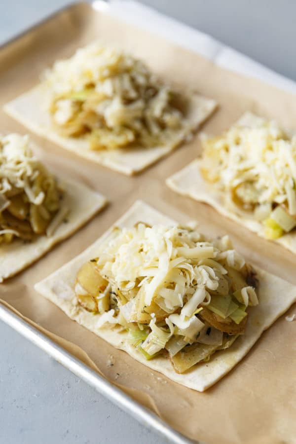 Potato Leek Cornish Pasties 