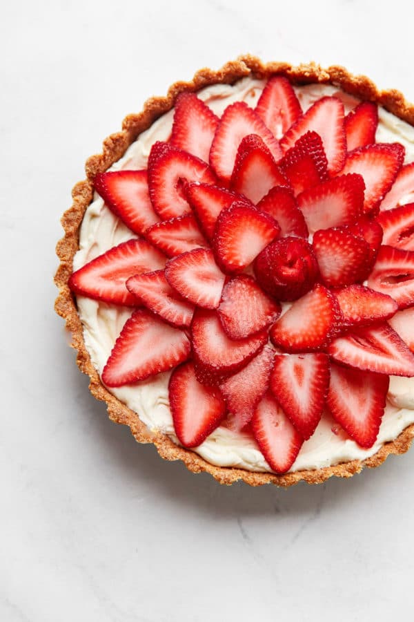 No Bake Strawberry Tart