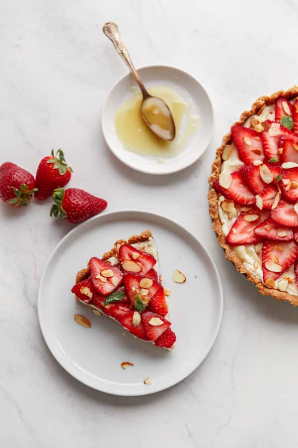 No Bake Strawberry Tart