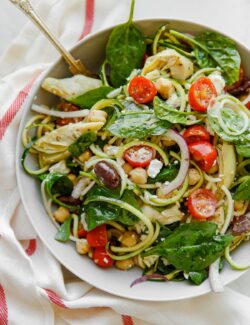 Mediterranean Zucchini Pasta Salad