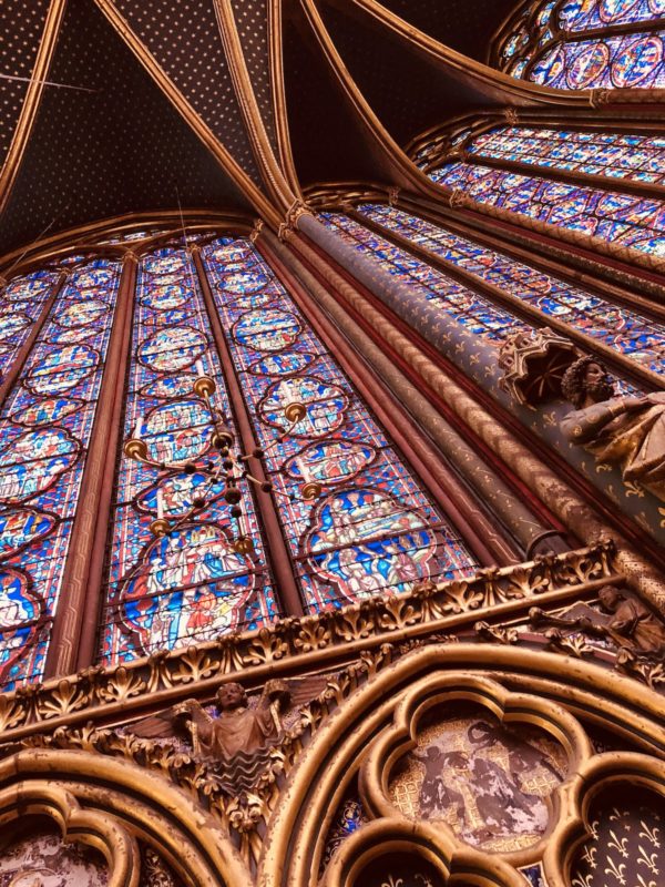 Inside of Sainte Chappelle 