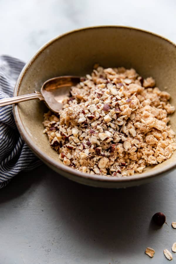 Apple Hazelnut Crisp Topping