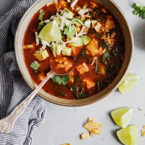 Authentic Mexican Tortilla Soup - A Beautiful Plate