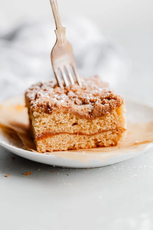 Spiced Coffee Cake with Pumpkin Butter Layer