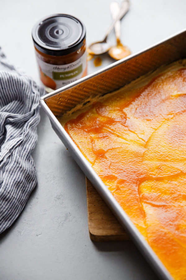 Pumpkin Butter Layer in Coffee Cake