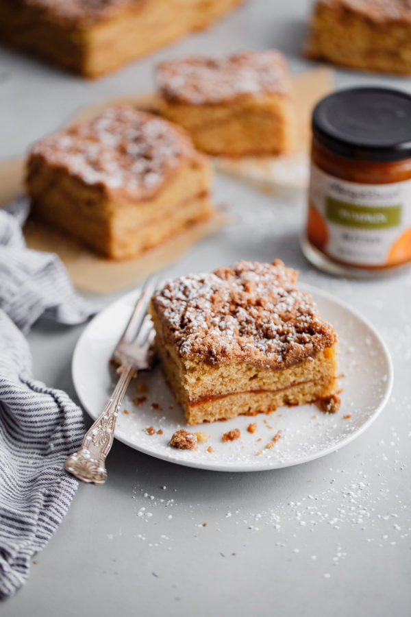 Pumpkin Coffee Cake Slices 