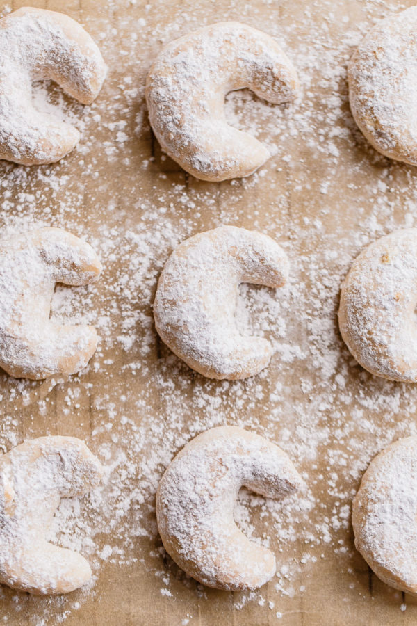 Almond Crescent Cookies