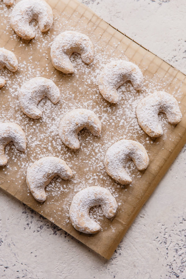 Almond Crescent Cookies