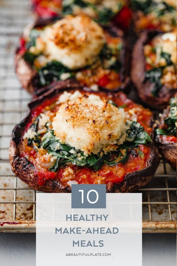 Make Ahead Stuffed Portobello Mushrooms