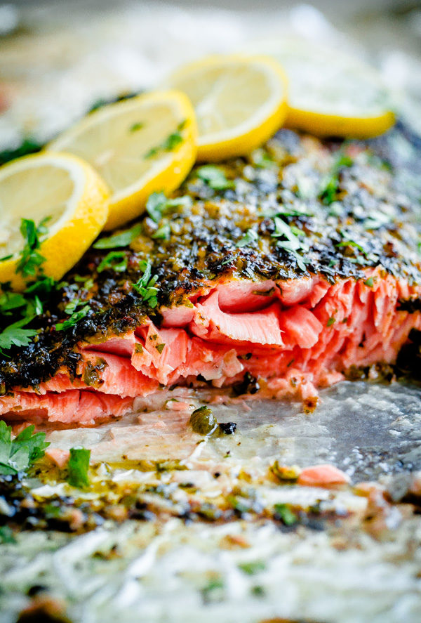 Chermoula Broiled Salmon