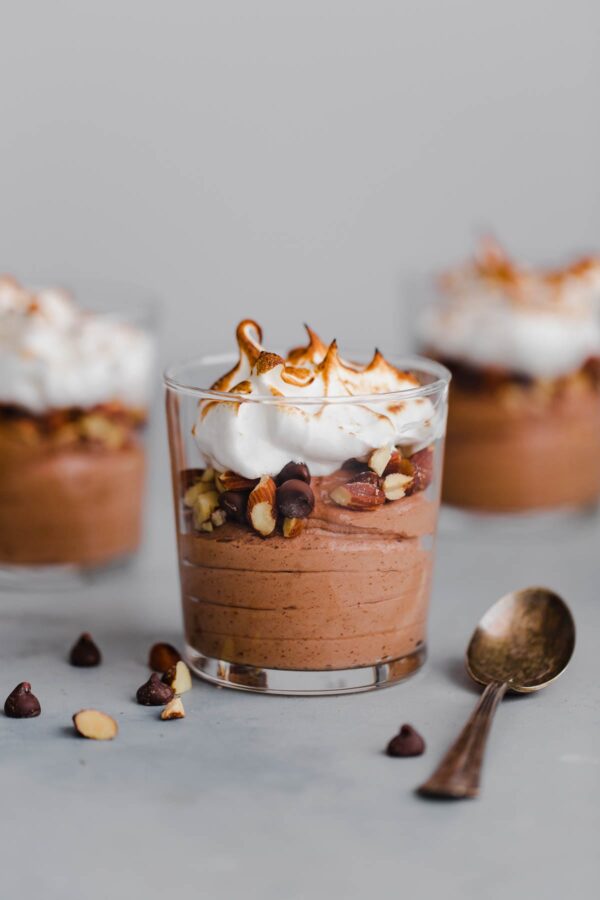 Chocolate Mousse in Glass Cup