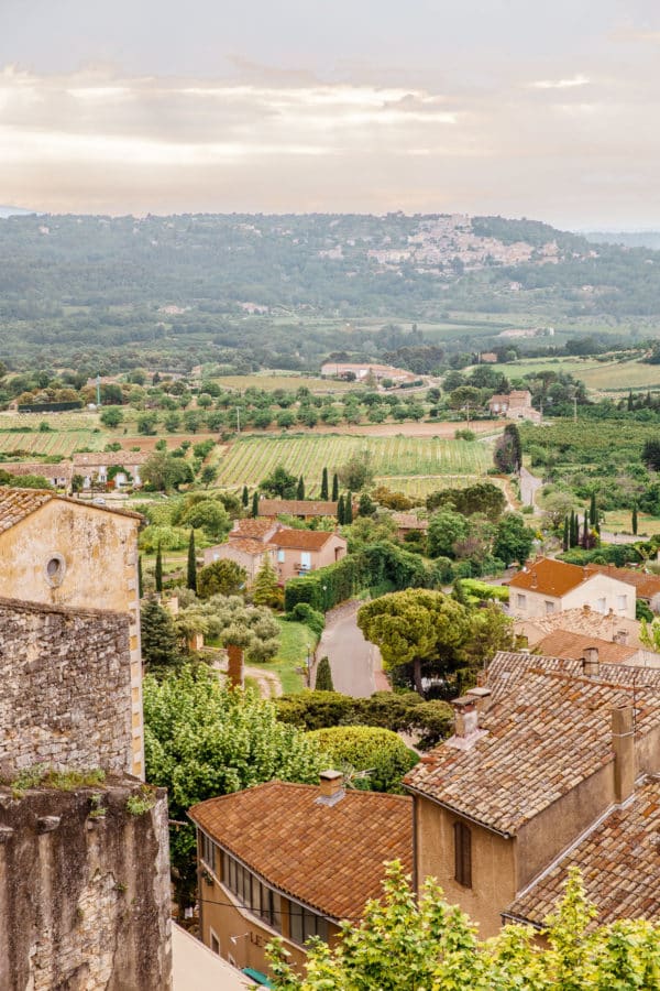 view from Menerbes France