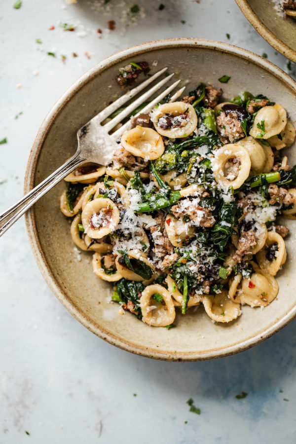 Broccoli Rabe and Sausage Pasta