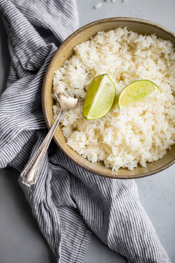 Coconut Rice in Bowl