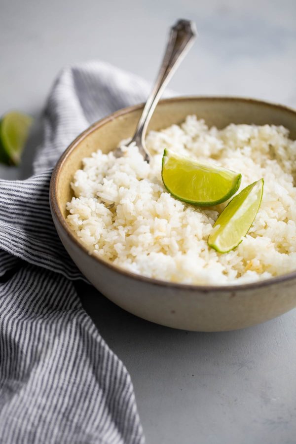 Coconut Rice in Bowl