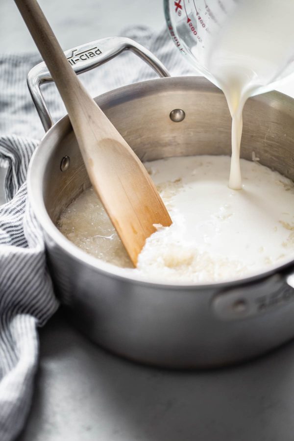 Making Coconut Rice