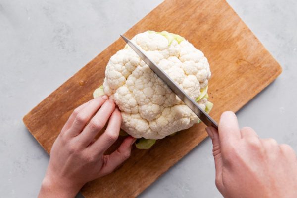 How to Cut Cauliflower into Florets