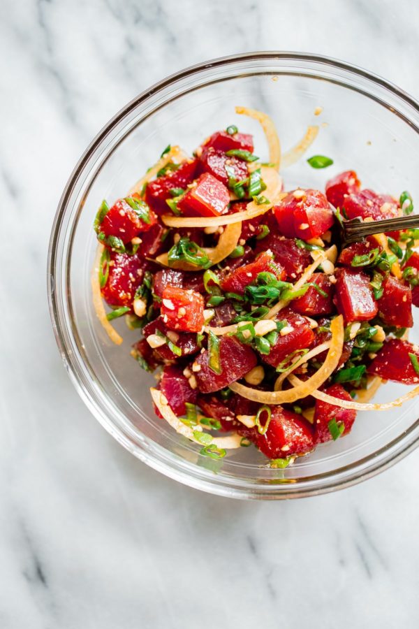 Shoyu Ahi Poke in Bowl