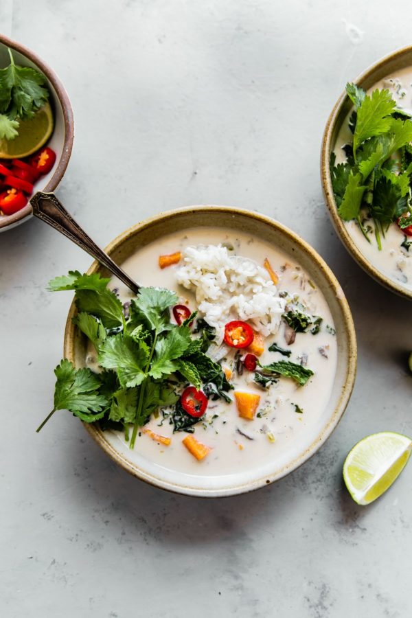 Vegetarian Thai Coconut Soup 