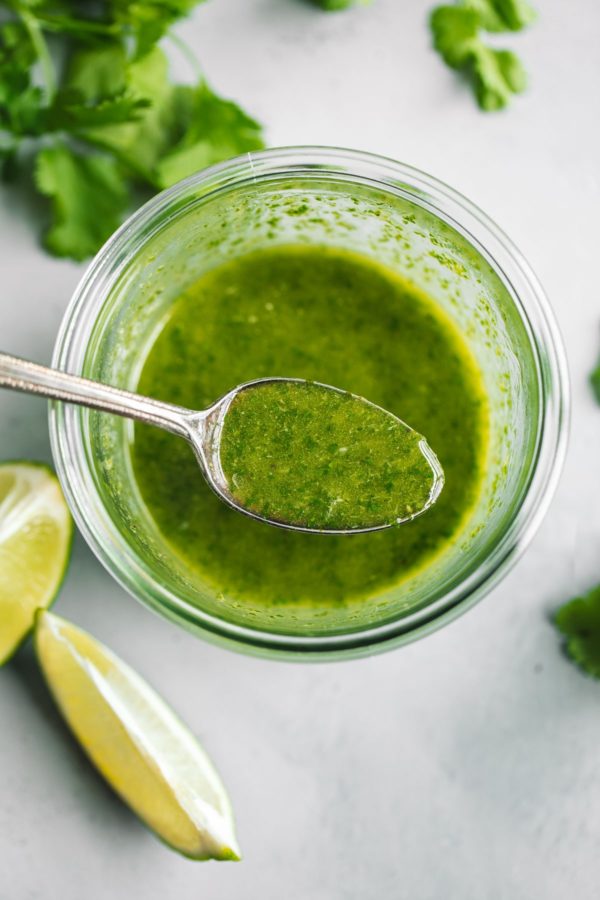 Vinaigrette al cilantro e lime