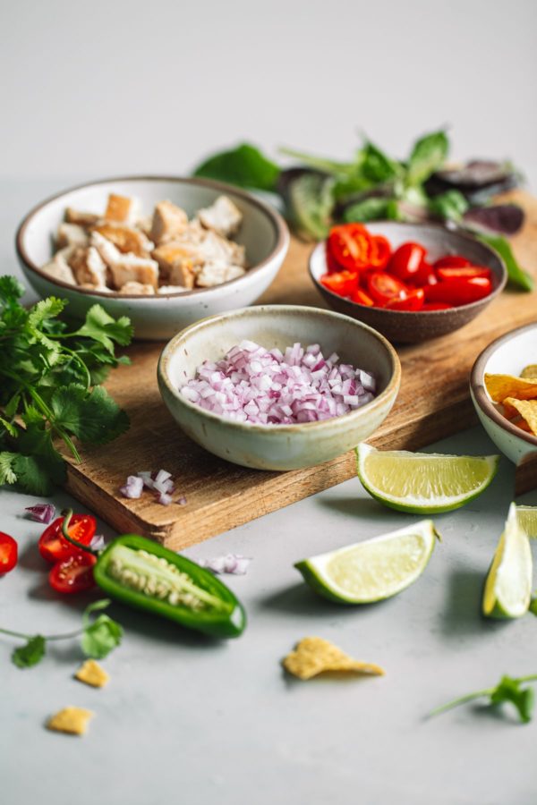 Guacamole Greens Salad Ingredients