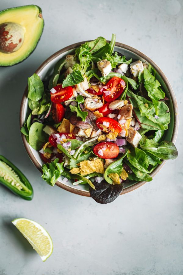 Guacamole Greens Salad