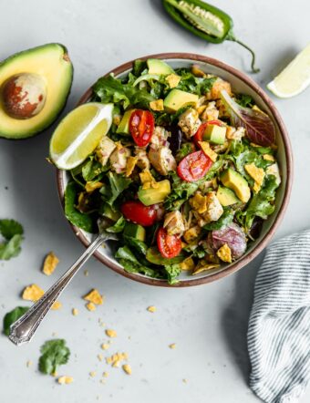 Guacamole Greens Salad