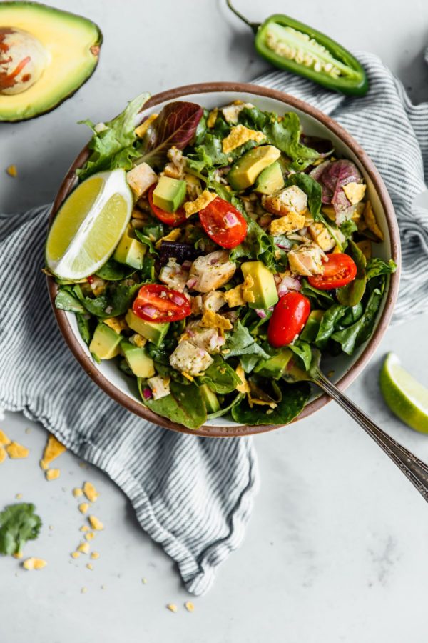 Guacamole Greens Salad