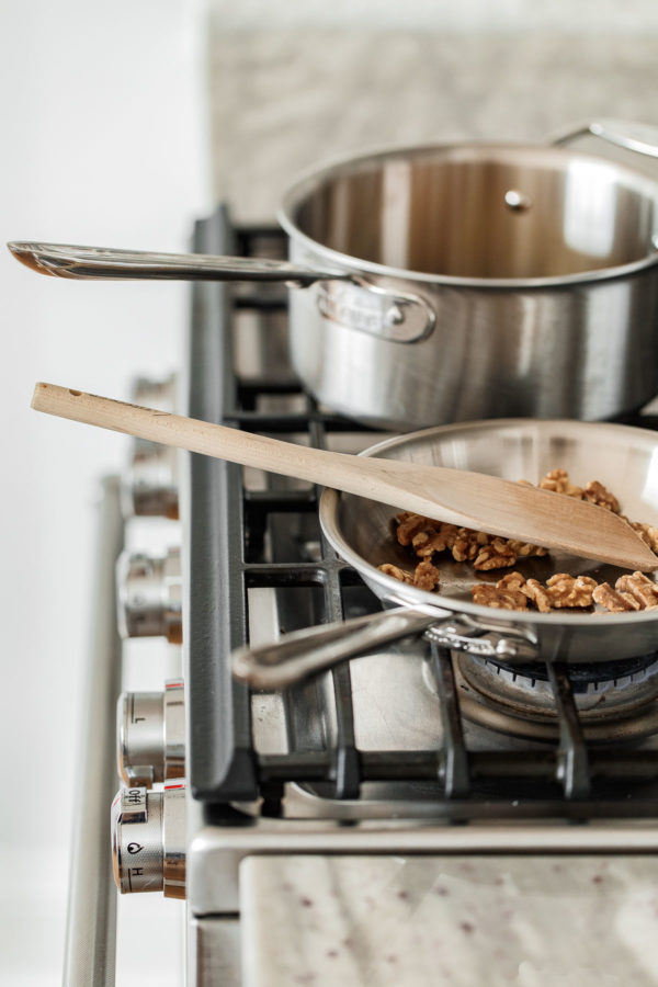 Walnuts in a Skillet