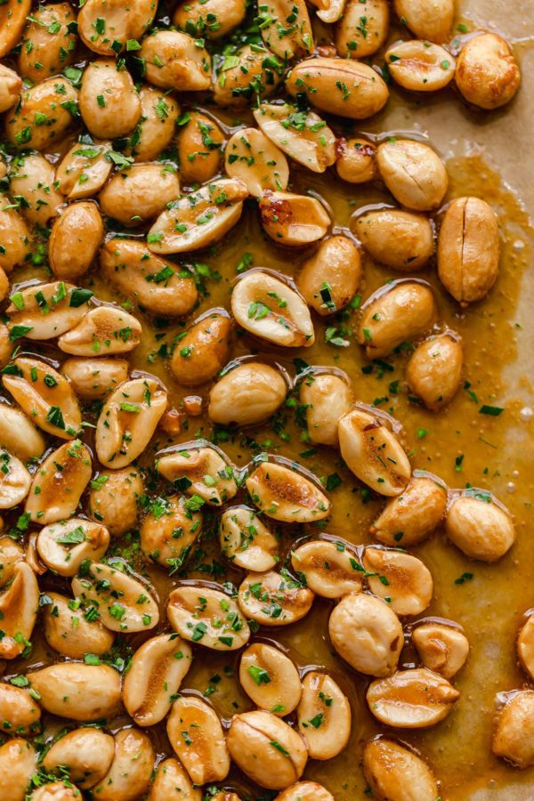 Candied Peanuts with Kaffir Lime Leaves