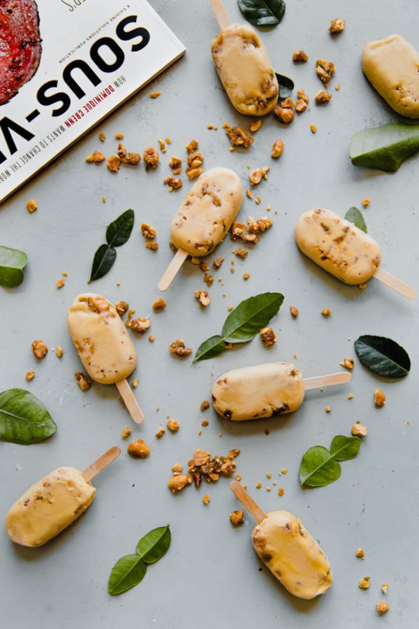 Honey Peanut Butter Popsicles from Sous-Vide Magazine