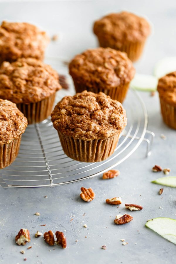 Whole Wheat Apple Cinnamon Muffins