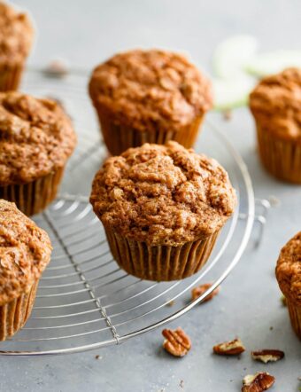 Whole Wheat Apple Cinnamon Muffins