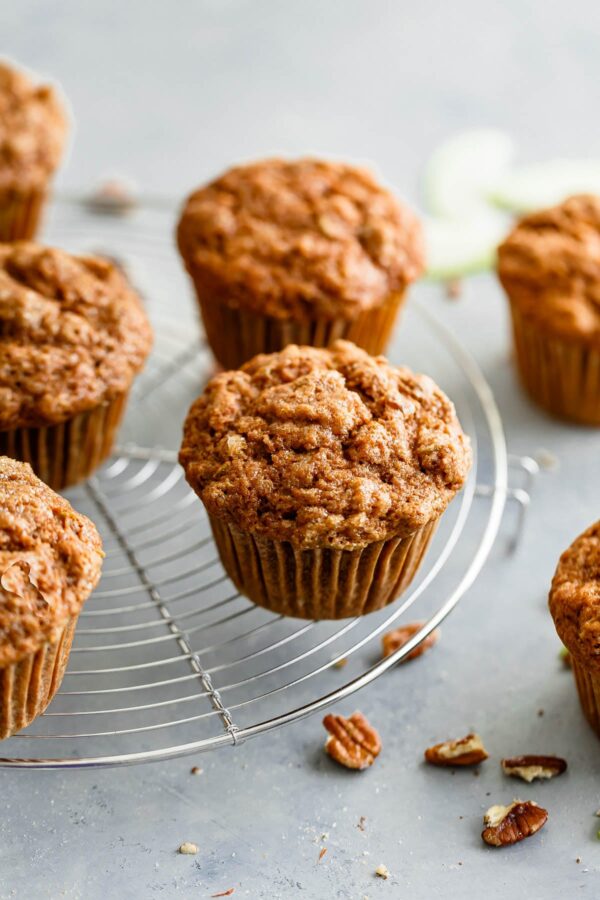 Whole Wheat Apple Cinnamon Muffins