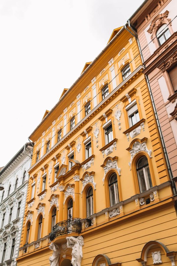 Budapest Colored Buildings