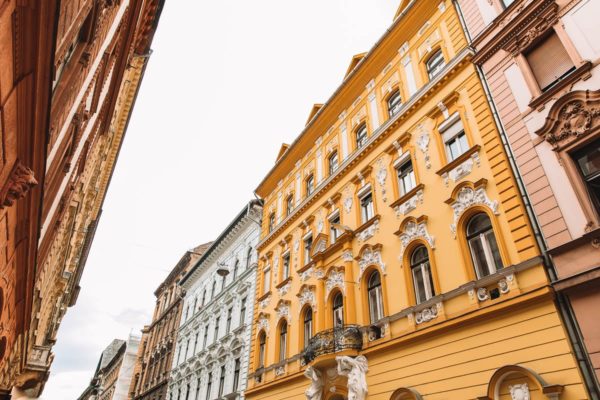 Budapest Colored Buildings