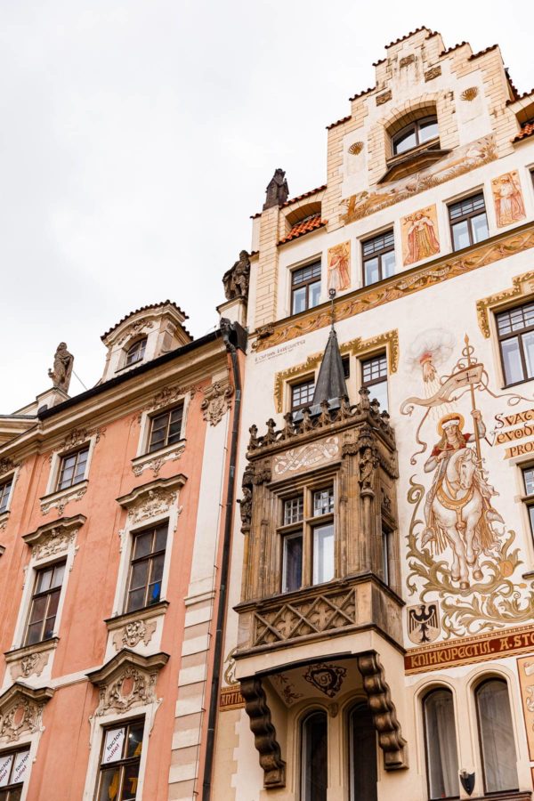 Old Town Square Buildings in Prague