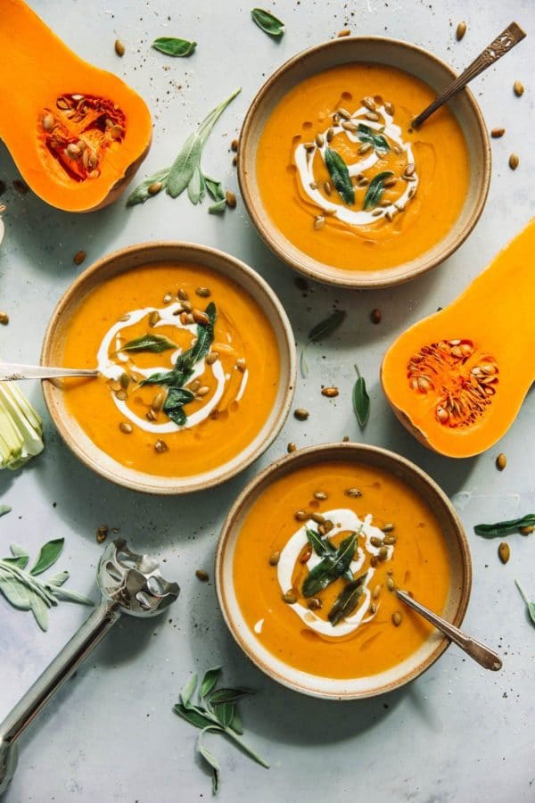 Roasted Butternut Squash Soup Recipe