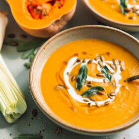 Roasted Butternut Squash Soup Recipe