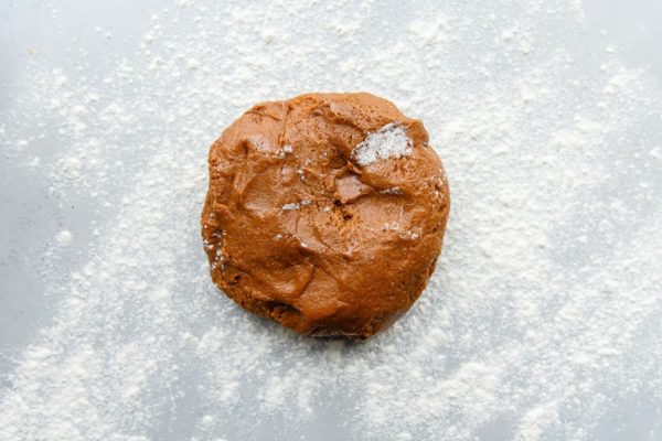 Lebkuchen Dough on Floured Surface