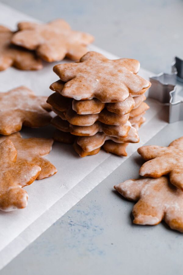Stacked Lebkuchen Cookies