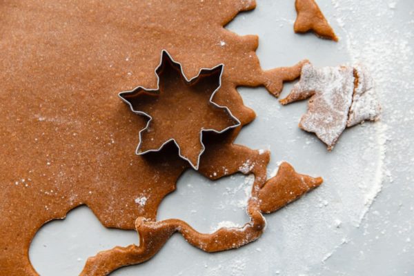 Cut out Lebkuchen Cookie Dough