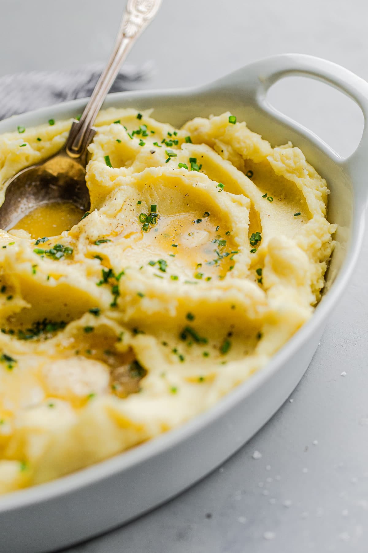 Classic Yukon Gold Mashed Potatoes - A Beautiful Plate