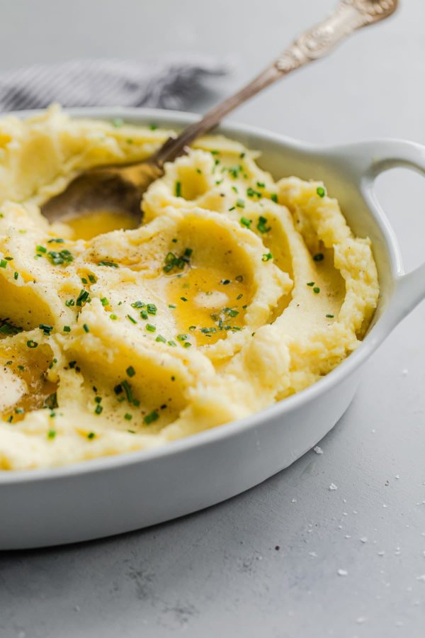 Classic Yukon Gold Mashed Potatoes A Beautiful Plate