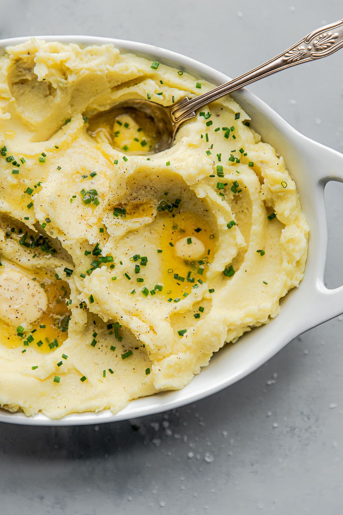 Yukon Gold Mashed Potatoes - Pinch and Swirl