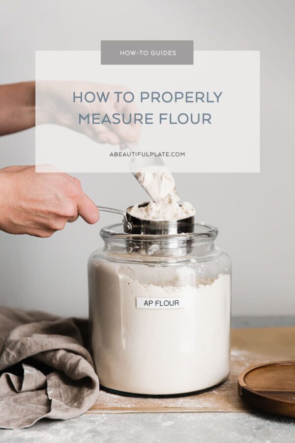 How (and why) to measure flour the right way