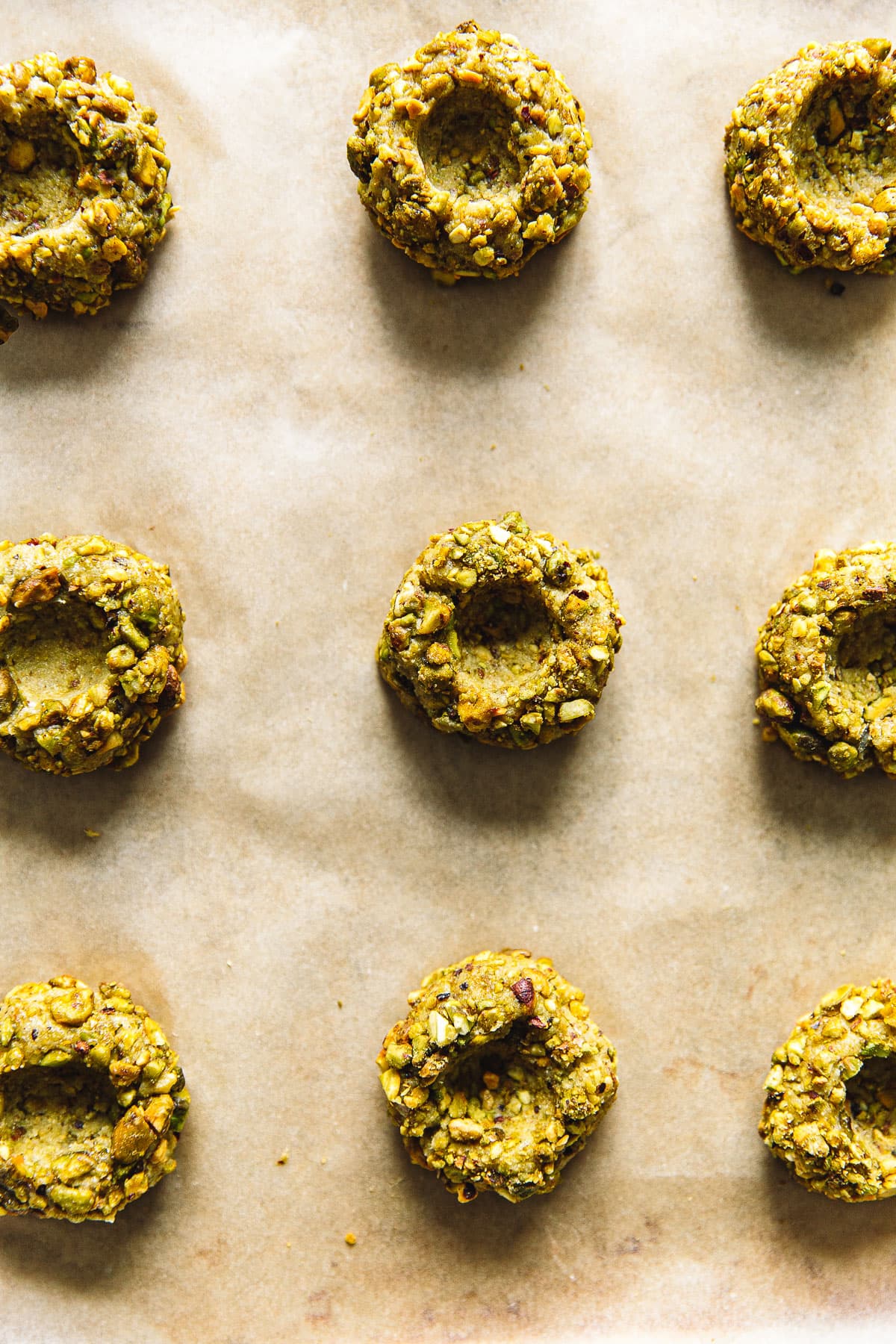 Pistachio Thumbprint Cookies with Jam A Beautiful Plate