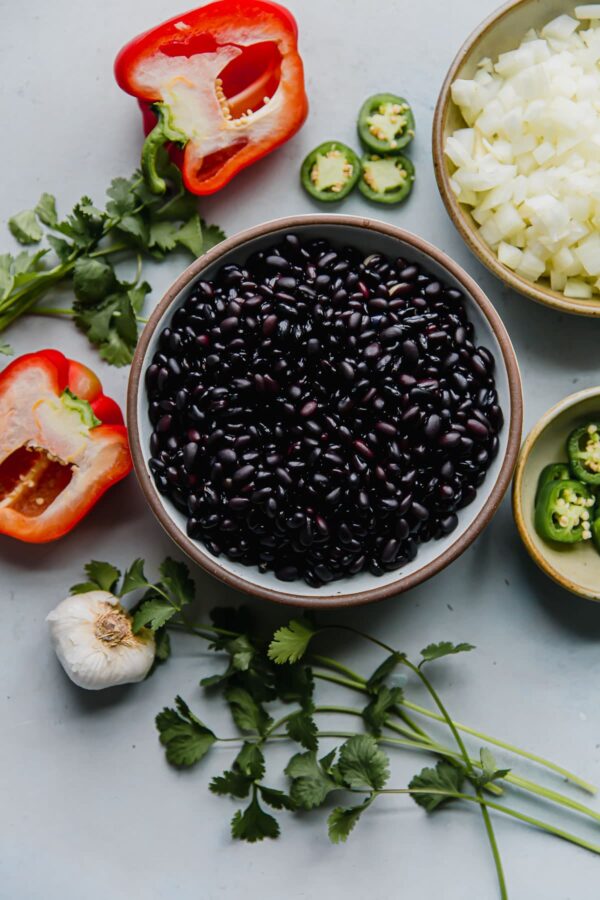 Instant Pot Black Bean Recipe Ingredients